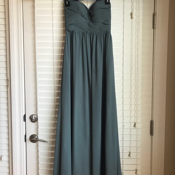 eucalyptus bridesmaid dress